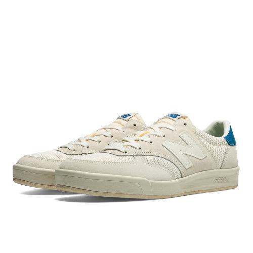New Balance 300 Vintage Men's Court Classics Shoes - Off White/white (crt300vw)