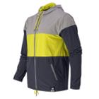 New Balance 53518 Men's 90s Run Windbreaker - Silver Mink, Hi-lite, Thunder (mj53518sim)