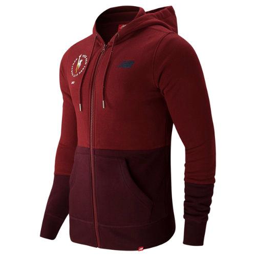 New Balance 73528 Men's Nyc Marathon Essentials Full Zip Hoodie - Red (mj73528vmcr)