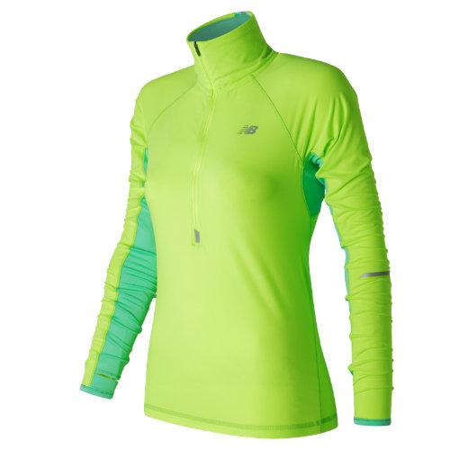New Balance 71213 Women's Impact Half Zip - Green (wt71213lig)