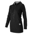 New Balance 53500 Women's Essentials Plus Half Zip Hoodie - Black (wt53500bk)