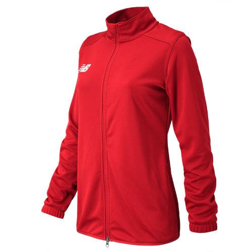 New Balance 599 Women's Nb Knit Training Jacket - Red (tmwj599rd)