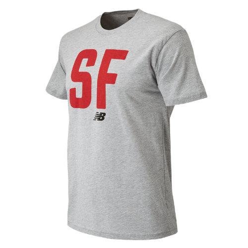 New Balance 63580 Men's Sf City Tee - Grey (mt63580ag)