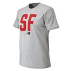 New Balance 63580 Men's Sf City Tee - Grey (mt63580ag)