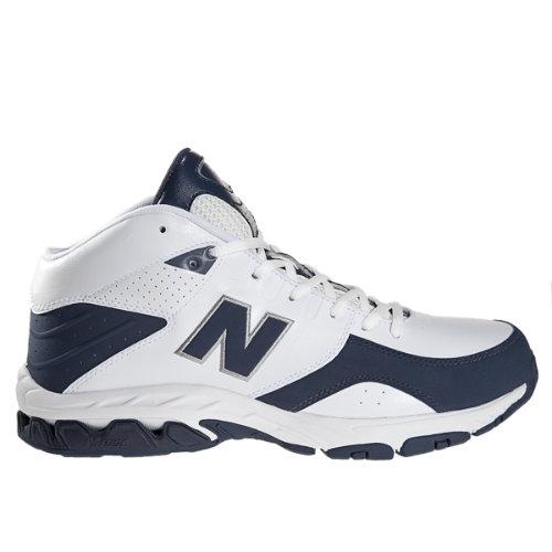 New Balance 581 Men's Basketball Shoes - White/navy (bb581nv)