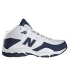 New Balance 581 Men's Basketball Shoes - White/navy (bb581nv)