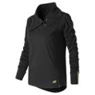 New Balance 63123 Women's Soft Shell Quarter Zip - Black (wt63123bk)