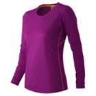 New Balance 53142 Women's Accelerate Long Sleeve - Azalea (wt53142aza)