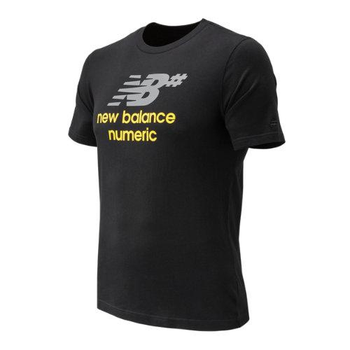 New Balance 91549 Men's Nb Numeric Stacked Tee - Black (mt91549bk)