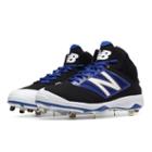 New Balance Mid-cut 4040v3 Metal Cleat Men's Mid-cut Cleats Shoes - Black/blue (m4040bb3)