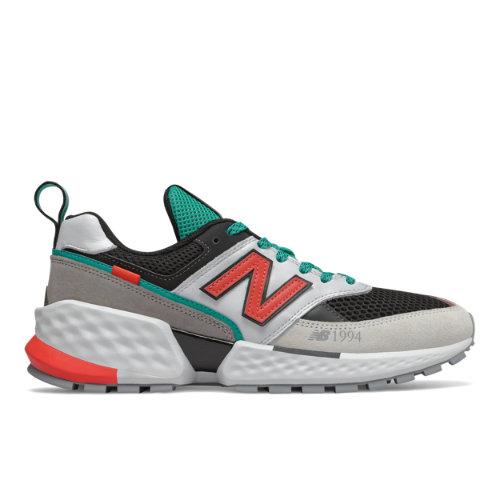 New Balance 574 Sport Men's Sport Style Shoes - White/pink (ms574aac)