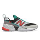 New Balance 574 Sport Men's Sport Style Shoes - White/pink (ms574aac)