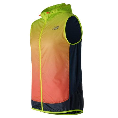 New Balance 71235 Men's Fun Run Vest - Yellow/green/orange (mv71235hlp)