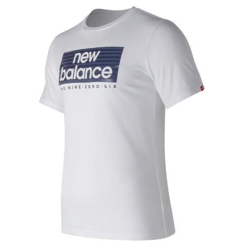 New Balance 73595 Men's Essentials Boxer Tee - White (mt73595wt)