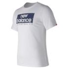 New Balance 73595 Men's Essentials Boxer Tee - White (mt73595wt)