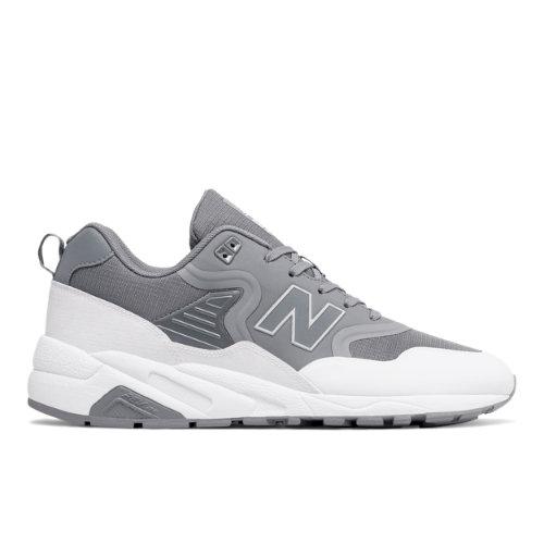New Balance 580 Re-engineered Men's Sport Style Sneakers Shoes - Grey/white (mrt580tf)