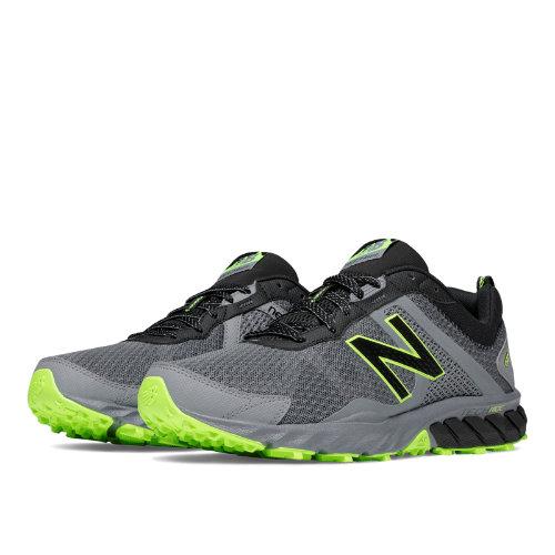 New Balance 610v5 Men's Trail Running Shoes - Grey/black/green (mt610rg5)