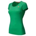 New Balance 5142 Women's Ultra Short Sleeve - Vital Green Heather, Vital Green (wrt5142vgh)