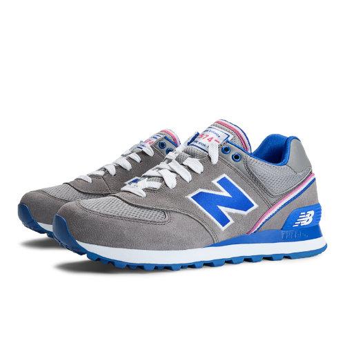 New Balance Stadium Jacket 574 Women's Lifestyle Shoes - Grey, Blue (wl574sjg)