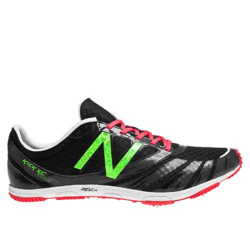 New Balance 700v2 Spike Men's & Women's Cross Country Shoes - Black, Bright Cherry, Lime Green (uxc700sb)