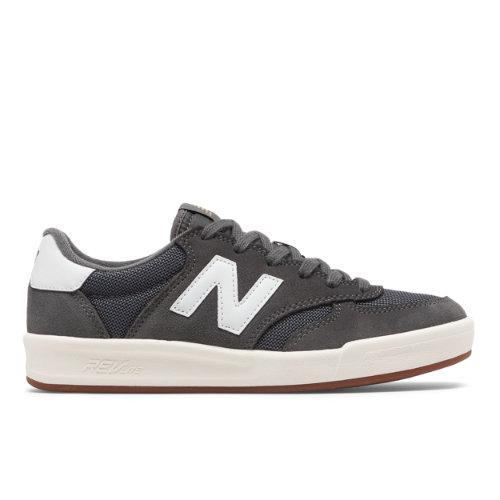 New Balance 300 Women's Court Classics Shoes - Grey/white (wrt300fg)