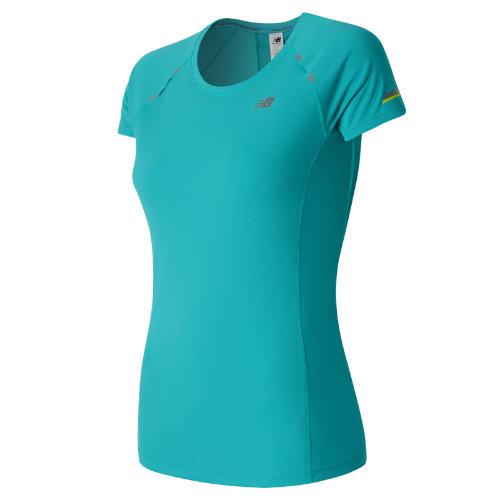 New Balance 63223 Women's Nb Ice Short Sleeve - Green (wt63223pis)