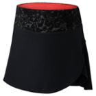 New Balance 61128 Women's Mixed Media Hybrid Skirt - Black/grey (wk61128bgr)