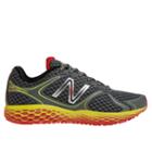 New Balance Fresh Foam 980 Men's Neutral Cushioning Shoes - Dark Heather Grey, Red, Yellow (m980gr)