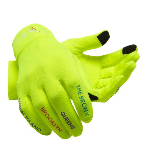 New Balance Men's & Women's Nyc Marathon Lightweight Gloves - Green (nb2000mhl)