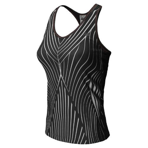 New Balance 5186 Women's Get Back Racerback - Black, Silver Mink (wfb5186bk)