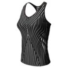 New Balance 5186 Women's Get Back Racerback - Black, Silver Mink (wfb5186bk)
