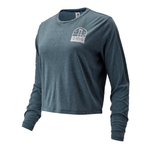 New Balance 93141 Women's Nyc Half Relentless Long Sleeve - Blue (wt93141cohr)