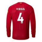 New Balance 939843 Men's Liverpool Fc Home Ls Jersey Virgil No Epl Patch - (mt939843-4nh)