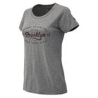 New Balance 71616 Women's Brooklyn Half Collegiate Tee - Grey (wt71616vgry)