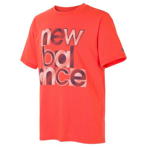 New Balance 12562 Kids' Athletic Graphic Tee - Orange (bt12562ao)