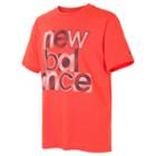 New Balance 12562 Kids' Athletic Graphic Tee - Orange (bt12562ao)