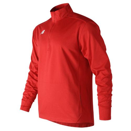 New Balance 710 Men's Lightweight Solid Half Zip - Red (tmmt710tre)