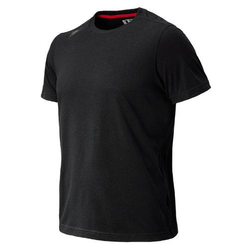 New Balance 4171 Men's Nb Cross Run Short Sleeve Tee - Black (mft4171bk)