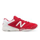 New Balance Turf 4040v1 Women's Softball Shoes - Red/white (st4040r1)