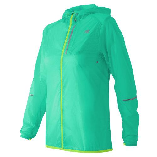 New Balance 61226 Women's Lite Packable Jacket - Green (wj61226vdj)