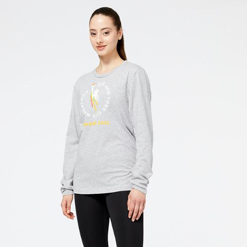 New Balance Women's Nyc Marathon Finisher Course Map Graphic Long Sleeve