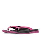 New Balance Cush+ Thong Women's Flip Flops Shoes - Black/pink (w6074bki)
