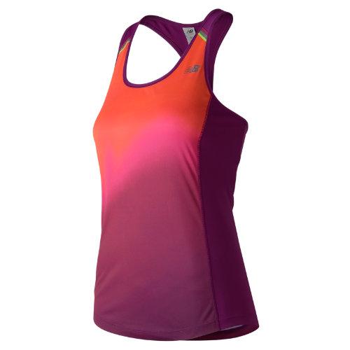 New Balance 71223 Women's Nb Ice Printed Tank - Red (wt71223imb)