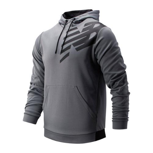 New Balance 93021 Men's Tenacity Fleece Pullover Hoodie - Grey (mt93021gnm)