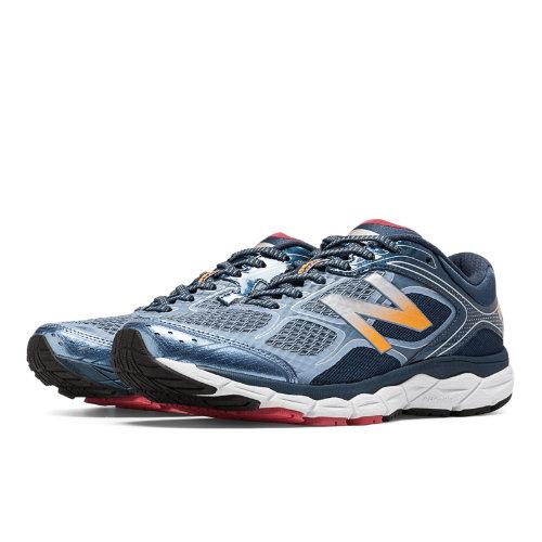 New Balance 860v6 Men's Stability And Motion Control Shoes - Blue Ashes, White (m860bw6)