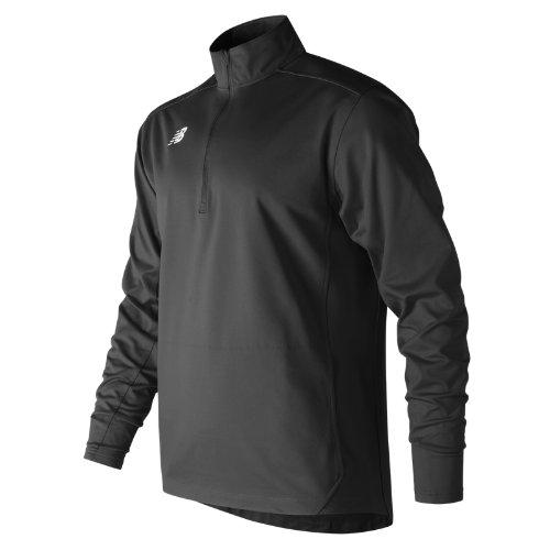 New Balance 710 Men's Lightweight Solid Half Zip - Black (tmmt710tbk)