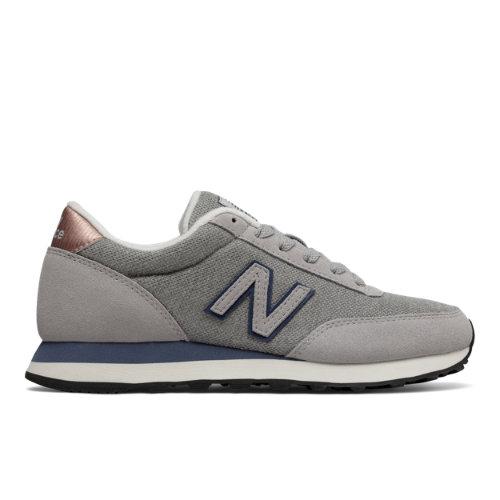 New Balance 501 Women's Running Classics Shoes - Grey/navy (wl501dcw)