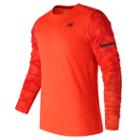 New Balance 71049 Men's Max Intensity Long Sleeve - Orange/red (mt71049aop)