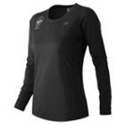 New Balance 53142 Women's Brooklyn Half Training Ls Tee - (wt53142v-at)