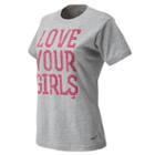 New Balance 5141 Women's Pink Ribbon Love Girls Tee - (rwgt5141)